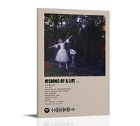 HUAMINGUKYYDS Wolf Alice-Visions of A Life Poster; Room Aesthetics, Canvas Oil Painting, Album/movie Poster Hanging Picture