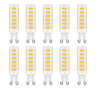 HUAMu 10-Pack G9 Base 7W LED Light Bulb, Warm White 3000K 650LM, G9 Energy Saving Light Bulb Equivalent to 65W Halogen Lamp Replacement, AC220V-240V, 360 Beam Angle