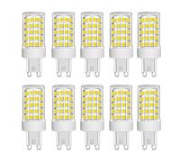 HUAMu 10W G9 LED Light Bulb, Cool White, 6000K, Equivalent 100W Halogen, 93Pcs LED, 1000 LM, 360° Beam Angle, Super Bright, AC 220V-240V, No Flicker Non-Dimmable, 10-Pack