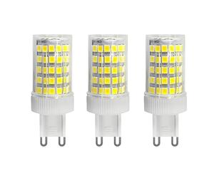 HUAMu 3-Pack G9 LED Bulb 10W Equivalent 150W Halogen, 86Pcs LED, 1000 LM, 360° Beam Angle, Super Bright, AC 220V, Non-Dimmable, 6000K Cool White