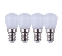 HUAMu 4 Pack E14 LED Bulb, E14 SES LED Pygmy Light Bulb 3W 300LM Energy Saving Bulbs Cool White [Equivalent to 30W Halogen Bulb] E14 Bulb for Refrigerator/Cooker Hood/Sewing Machine,Cold White