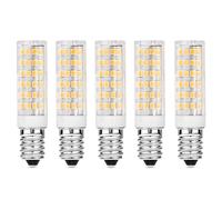HUAMu E14 LED Bulb Cooker Hood 7W (70W Halogen Equivalent), 700LM, Warm White(3000K), AC220-230V, Non Dimmable, Small Edison Screw SES for Fridge/Cooker Hood/Home Lighting, 5 Packs