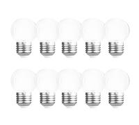 HUAMu E27 G45 Globe Tungsten Incandescent Bulb Lamp Socket Holder Cold White for String Light Home Party Decoration Wedding Function Portable,10 Pack