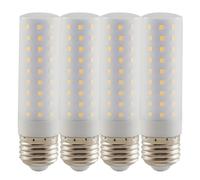 HUAMu E27 LED Corn Light Bulb 15W, 150W Halogen Bulbs Equivalent, Warm White 3000K 1500LM, Screw Fitting LED for Ceiling Bulbs, Wall Lamp, Desk Lamp, 85-265V, Not Dimmable, Pack of 4