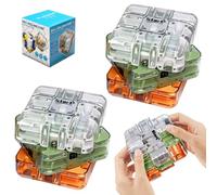 HuaMuDM 2 Pieces 3D Maze Puzzle Magic Cube 3D with Rotating Balls, Large 3D Maze Brain Training Toy Stress Relief for Schools, Parties, Family Gathering