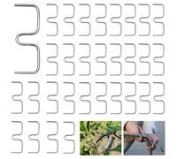 HuaMuDM Branch Support for Fruit Trees, Pack of 60 9 cm Branch Puller Holder for Fruit Branches, M Shaped Branch Spreader, Metal Branch Spreader for Garden Trees, Garden Growing Support
