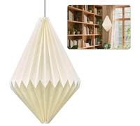 HuaMuDM Origami Design Paper Lampshade, Nordic Folding Creative Paper Lampshade, Dining Room, Living Room, Kitchen, Bedroom, Hanging Decoration