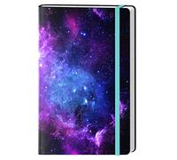 HUAMXE A5 Hardcover Lined Journal Notebook, 160 Pages Nebula