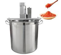 HuanEssentric Commercial Automatic Stir,Food Mixer Pot Stirrer Mixer,Cooking Machine Adjustable Stirring Speed,Pot Seasoning Bottom Soup Sauce Stirrer for Making Jam,Sauce 25L