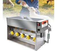 HuanEssentric Double Sided Nipple Piglet Feeder,Smart Constant Temperature Pig Milk Feeding Machine with Sow Sound Simulation for Lambs and Small Cattle 10nipples