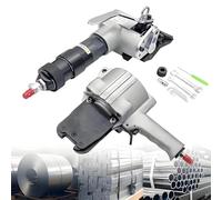 HuanEssentric Strapping High Tensile Portable Packaging Machine,Heavy Duty Split Strapping Tool,19/25/32mm Width Metal Belt Strapping Tool for Strappings Steel Coils Packaging 19mm