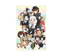 HUANGCHOU Anime Poster Bungo Stray Dogs 011 Canvas Poster Bedroom Decor Sports Landscape Office Room Decor Gift 12×18inch(30×45cm) Unframe: