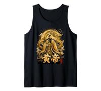 Huangdi Chinese Deity Dragon Emperor China Mythology Tank Top
