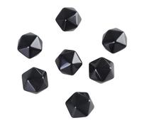 HUANGENG 20Pcs 20 Sided Dices Blanks 20mm Acrylic Dices Empty Blanks Polyhedral Dices Board Game Accessories Mathematical Tools