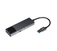HUANGENG USB External Sound Card with SPDIF Digital Sound for 5.1 & 7.1 Surround Sound Systems, Aluminum Body