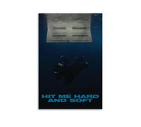 HUANGFX Hit Me Hard And Soft Music Album Wall Art Print Canvas Poster Decoration Poster 16x24inch(40x60cm) Unframe-style