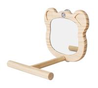 HUANGGG Bear Shape Perches Stand for Parrot Bird Perches Stand Cockatiels Platform Birdcages Perches Climbing Perches for Budgies