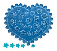 HUANGGG Silicone Nails Art Mold Accessory Molds Flower Theme 3D Nails Decorative Mold Silicone Texture for Various Nails Types