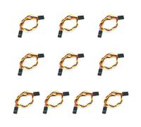 HUANGING 10PCS 2.54mm Jumper Wires With Pre 22AWG Cables Double Head For Auditory Devices And Circuit Assembly