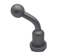 HUANGING 17mm Ball Head to Cold Shoe Adapter 1/4Inch Tripod Mount for Camera Phone Accessories Aluminum Alloy Construction