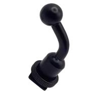 HUANGING 17mm Ball Head to Cold Shoe Adapter 1/4Inch Tripod Mount for Camera Phone Accessories Aluminum Alloy Construction