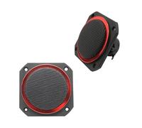 HUANGING 1Pair 4Inch Square Horn Piezoelectric Tweeter Speakers Durability ABS Square Treble Speakers High Sound Pressure 100dB