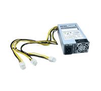 HUANGING 1U 250/300/400/500W Flexs ATXs PSUs Power Supply with Fixed Cable and 6Pin PCIe Connectors for Efficient Energy Use