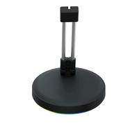 HUANGING Ergonomic Cord Holder Featuring Color Lighting And Stable Metal Weighted Design Cable Holder For Gamers Gamer Clip With LED Effects