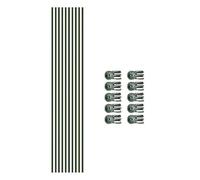 HUANGING Green Bendable Plant Stake For Garden Flowers Vegetables Regulable Rod High Strength Easy Installation