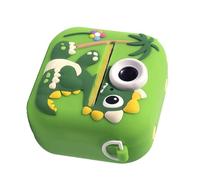 HUANGING Instantly Print Kids Camera With Dinosaur Silicone Case 2.4Inch Screen Rechargeable Battery Builts in gaming Music Playe