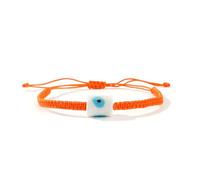 HUANGING Modern Adjustable Drum Eye Glass Beads with Cotton Cord Casual Summers Accessory Elegant Glass Bead Wrist Jewelry