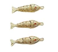 HUANGING Modern Electroplated Fish Charm Craft Component for Customes Jewelry Making Necklace Bracelets Accessories Designs