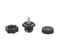 HUANGING Portable 17mm Ball Socket to Standard 1/4-20 Thread Camera Mount Adapter for Vehicle Phone Tripod Accessories