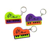 HUANGING Portable Small Piano Keychain Instrument Toy Electronic Keyboard Piano Can Play Music Keychain Interest Lovers