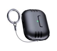 HUANGING Shockproof Hard PC Case for Wireless Earbuds Secures Fit Durability Protective Covers with Carabiner Clip