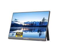 Huangj-0527 Work From Home 17.3-inch Large Screen Monitor 1920 * 1080 Resolution 60HZ IPS Secondary Laptop Expansion Game Host External Second Screen