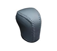 HUANGSHIJUNOUS Car Leather Gear Shift Knob Cover Compatible with Avalon 2017-2022 Automatic Transmission Models Black Red Line(Red)