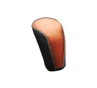 HUANGSHIJUNOUS Leather Car Gear Collars Compatible with T32 Rogue 2014-2021 Compatible with J11 2016-2021 Murano Handbrake Protection Cover(at Gear Brown)