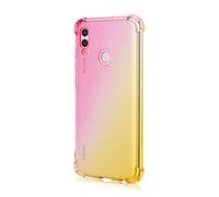 HUANGTAOLI Case Compatible with Huawei P Smart 2019, Gradient Color Cover with Air Cushion Gel Bumper Technology Full Protection Phone Case for Huawei P Smart 2019