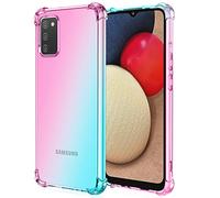 HUANGTAOLI Case Compatible with Samsung Galaxy A03s, Slim Soft TPU Shockproof Anti-Scratch Phone Case Cover with Reinforced Corner Bumper