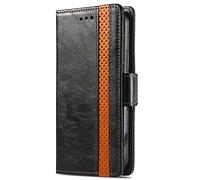 HUANGTAOLI RFID Blocking Flip Case for HMD Skyline, Kickstand with 3 Card Slots, 360 Degree Protection Shockproof PU Leather Phone Case, Lightweight and Scratch Resistant, Black