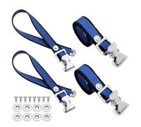HUANIZI Adjustable Belt Painters Walking Fitting Drywall Stilts Straps Kits Foot Bands with Screws and Spacers Fit for Painting