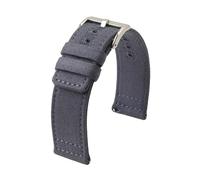HuanJ 18mm 19mm 20mm 22mm Genuine Nylon Watch Band Quick Release Strap Vintage Weave Bracelet Wristband(Navy blue,18mm)