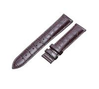 HuanJ Genuine Leather Watchband Compatible With Tissot Le Locle T41 T006 PRC200 Watch Strap 18 19 20 22mm Wrist Bracelet(Brown no clasp,18mm)