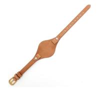 HuanJ Women's Genuine Leather Watch Strap Small Bracelet 8mm Compatible with Fossil ES4176 ES4119 4026 3262 3077 4340 Mat Finish(Light brown,8mm silver buckle)