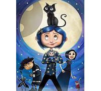 HUANNY DIY Coraline Diamond Painting Kits for Adults Kids, 5D Premium Diamond Art, Full Drill Crystal Rhinestones for Crafts, Home Office Décor