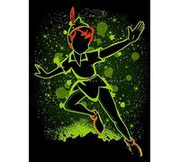 HUANNY DIY Diamond Art Peter Pan Diamond Painting Kits, 5D Full Drill Cross Stitch Embroidery kit for Beginners