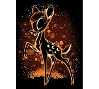 HUANNY DIY Diamond Painting Bambi Diamond Art Kits, 5D Full Drill Cross Stitch Embroidery Kits