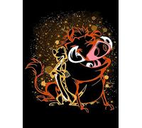 HUANNY DIY Diamond Painting Pumbaa Diamond Art, 5D Full Drill Cross Stitch Embroidery kit for Beginners