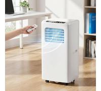 HUANQIN Portable Air Conditioner 12000 BTU, Freestanding Mobile AC Unit with Digital Remote, Sleep Mode, 3 Fan Speeds, Easy Install Window Vent Kit for Indoor Room, Style 5, 8000 BTU